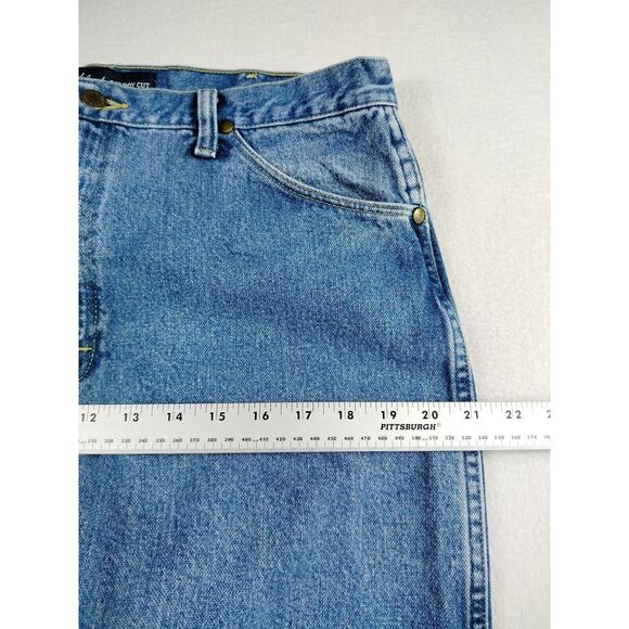Wrangler Jeans Men's 35‎x32 Blue George Strait Collection Westerncore Cowboycore - Picture 14 of 14